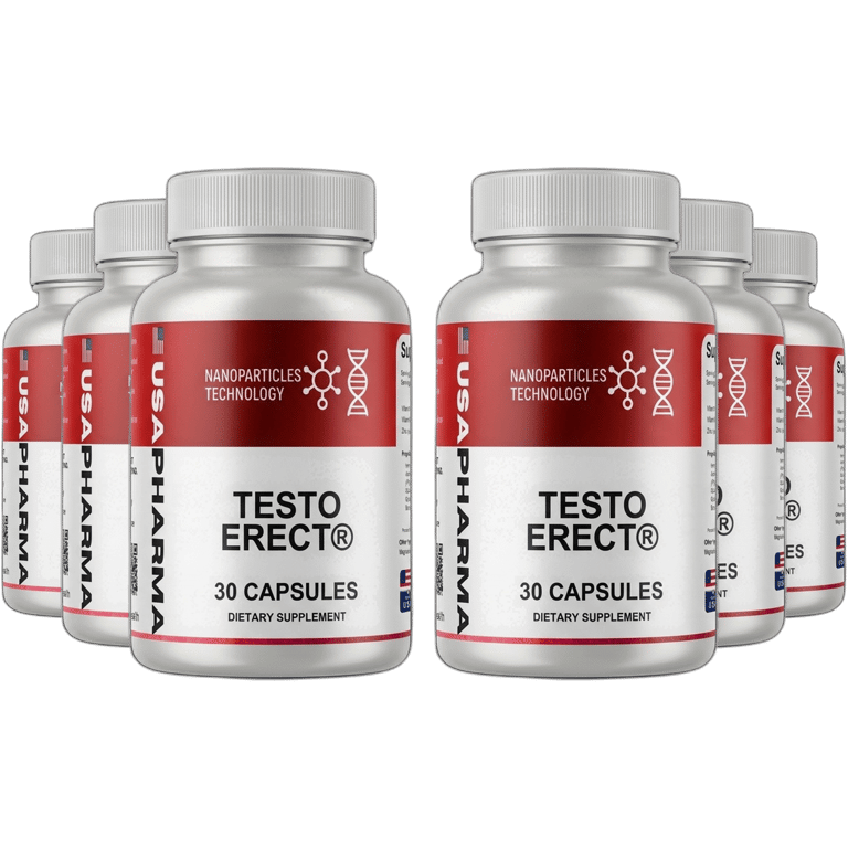 TESTOERECT 6 Bottle Value Pack